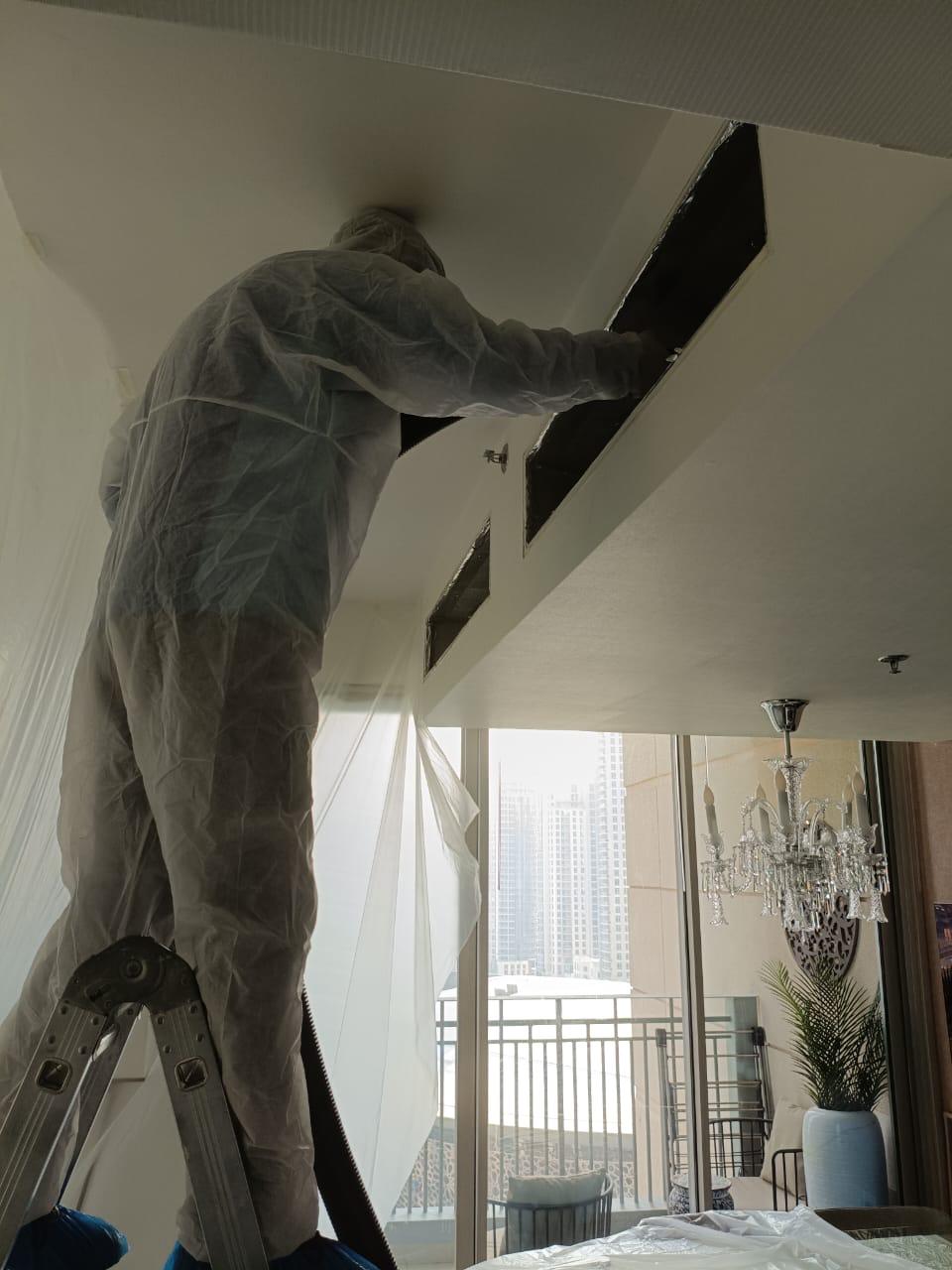 FCU Duct Cleaning using Specialized Machinery