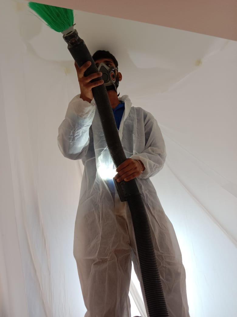 FCU Duct Cleaning using Specialized Machinery